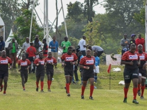 CAPTAIN LEADING THE LADS TO THE GAME