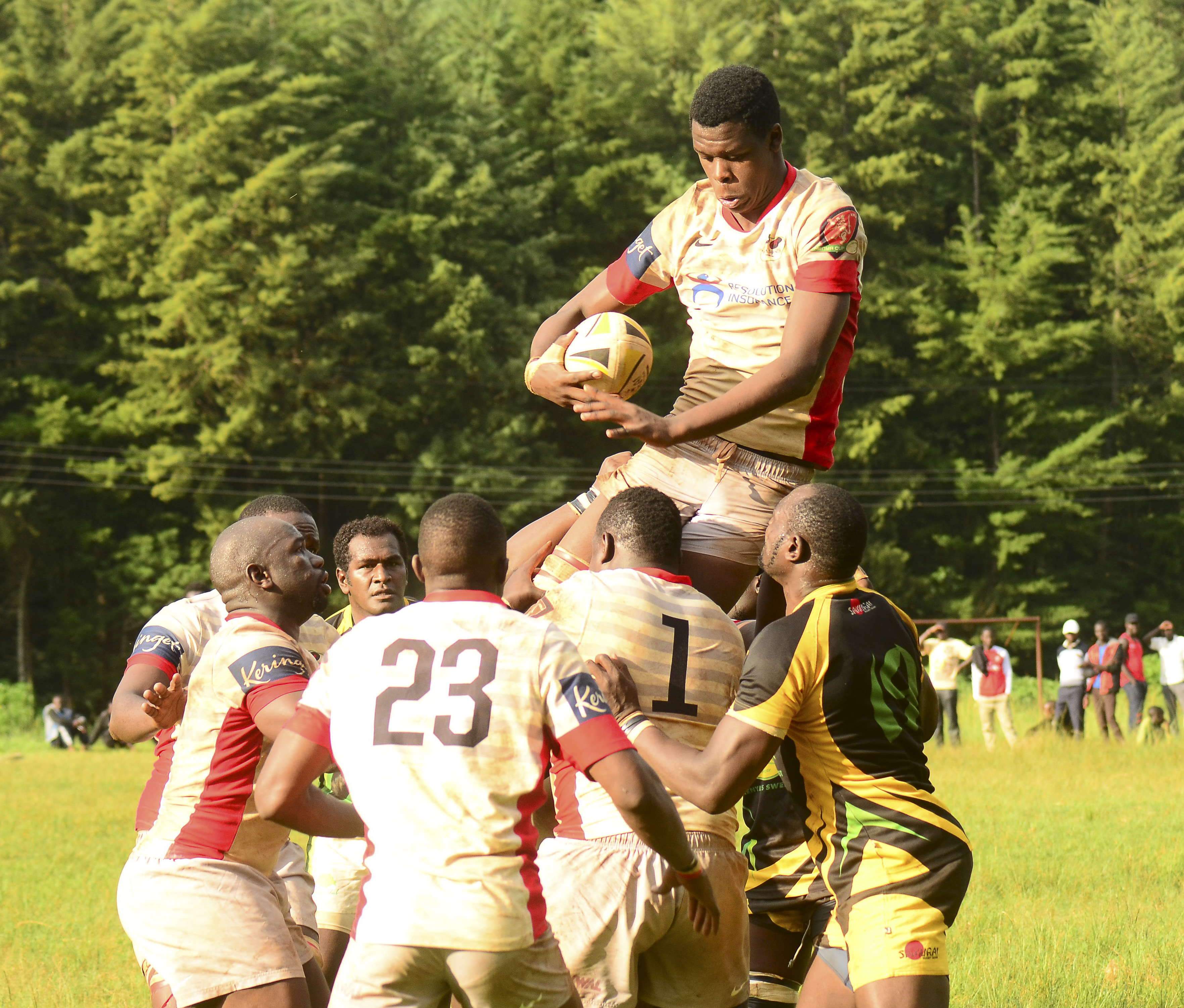 Resolution Impala Saracens lock - SHEM angugo secures line out for Impala in the 15-16 loss to Kabras